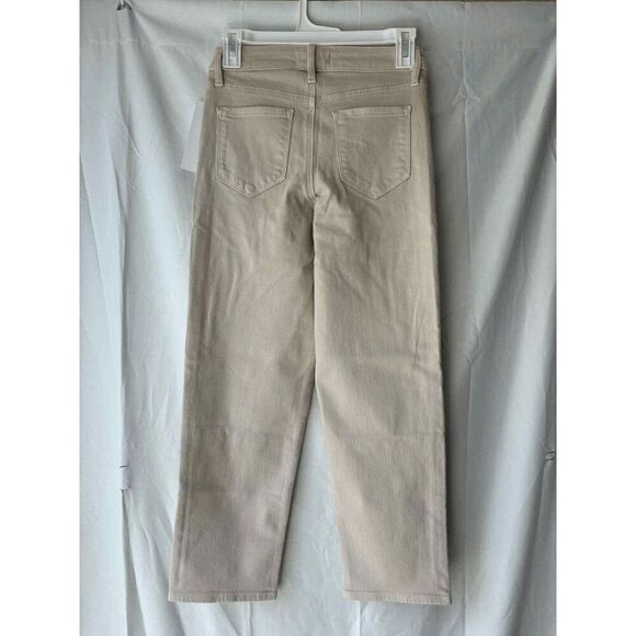 Athleta Flex Straight Crop Jean in Cream Size 2 - Picture 2 of 3